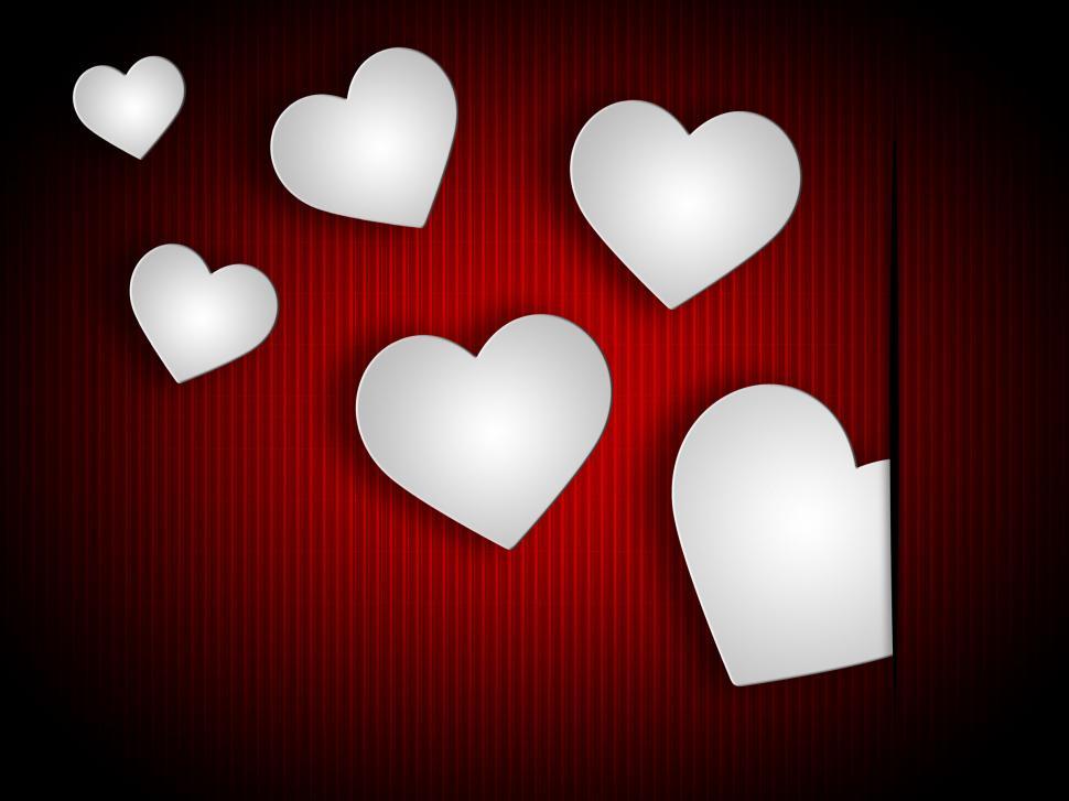 Free Image of Background Hearts Indicates Valentine Day And Abstract 