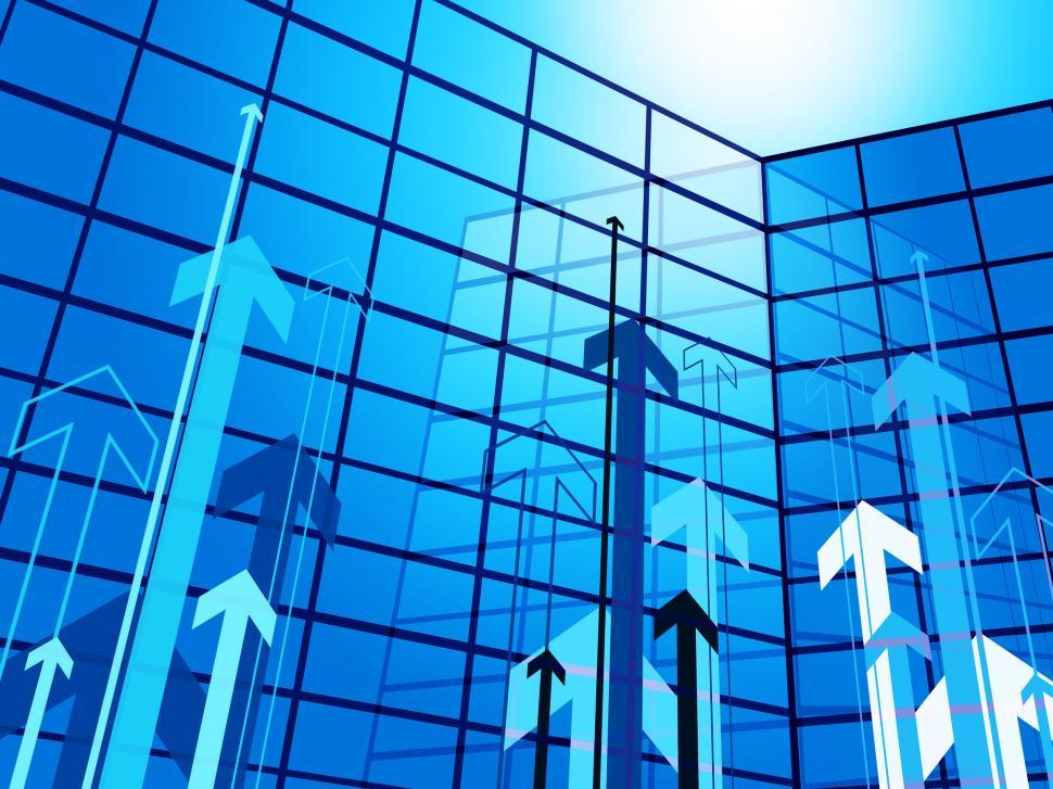 Free Image of Office Buildings Indicates Skyscrapers Skyscraper And Expansion 