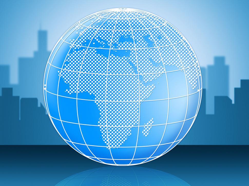 Free Image of World Globe Represents Globally Globalise And Global 