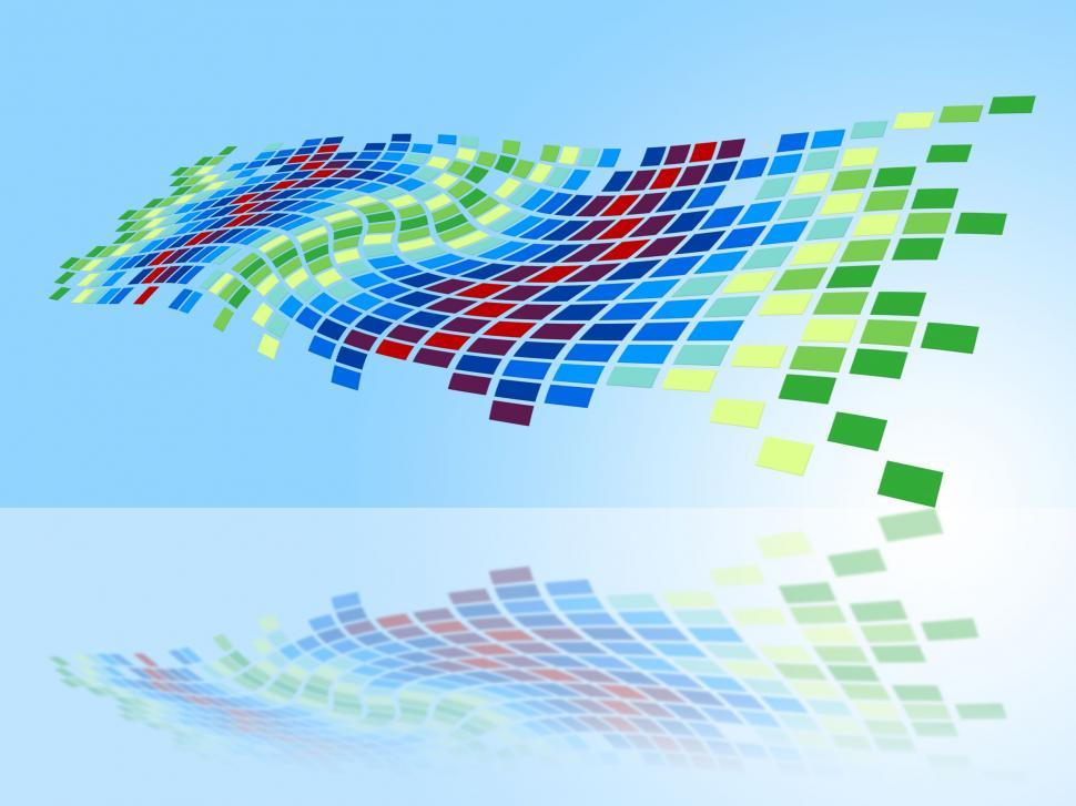 Free Image of Pattern Squares Shows Text Space And Artwork 