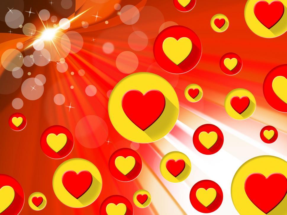 Free Image of Copyspace Background Means Valentines Day And Blank 
