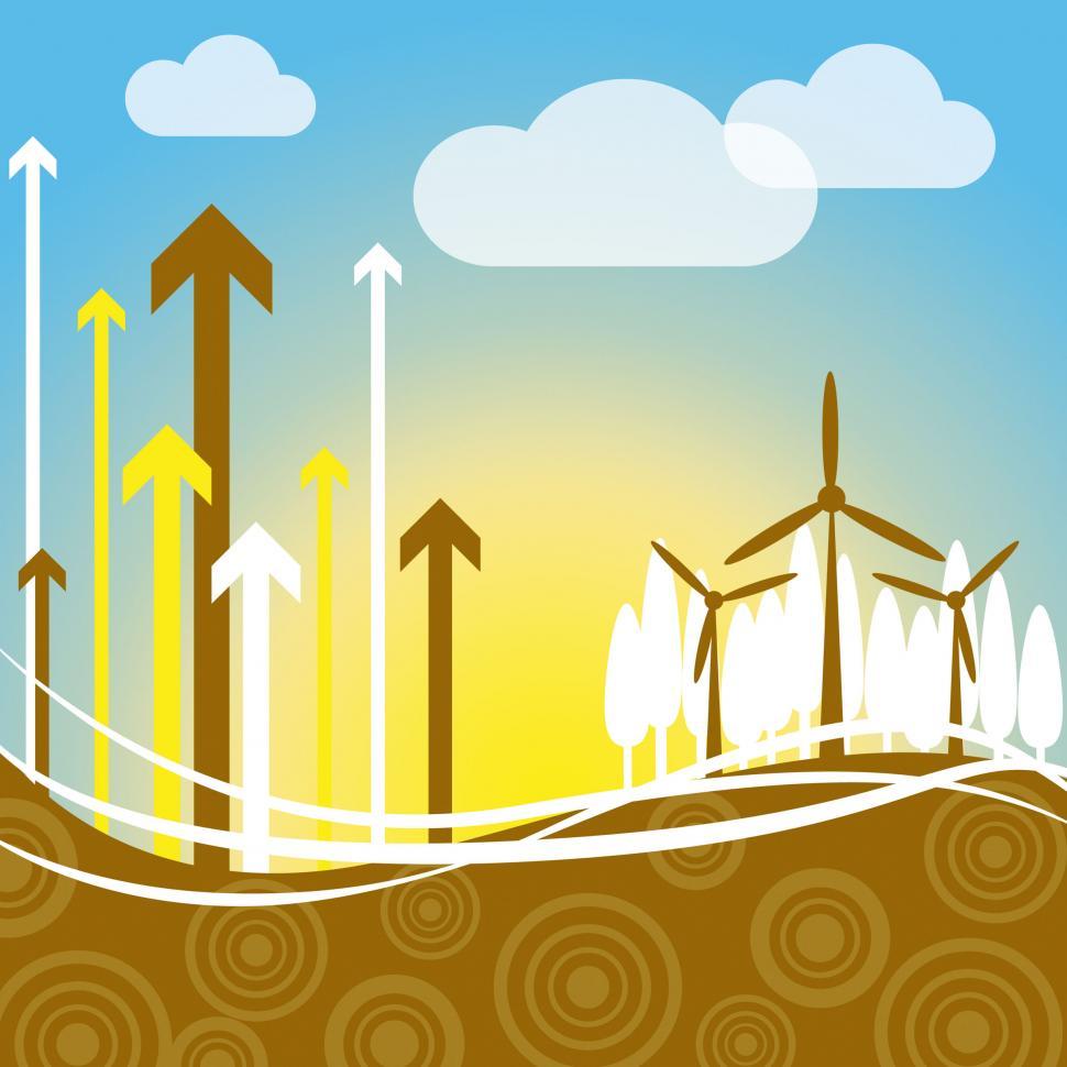 Free Image of Wind Power Indicates Renewable Resource And Electricity 