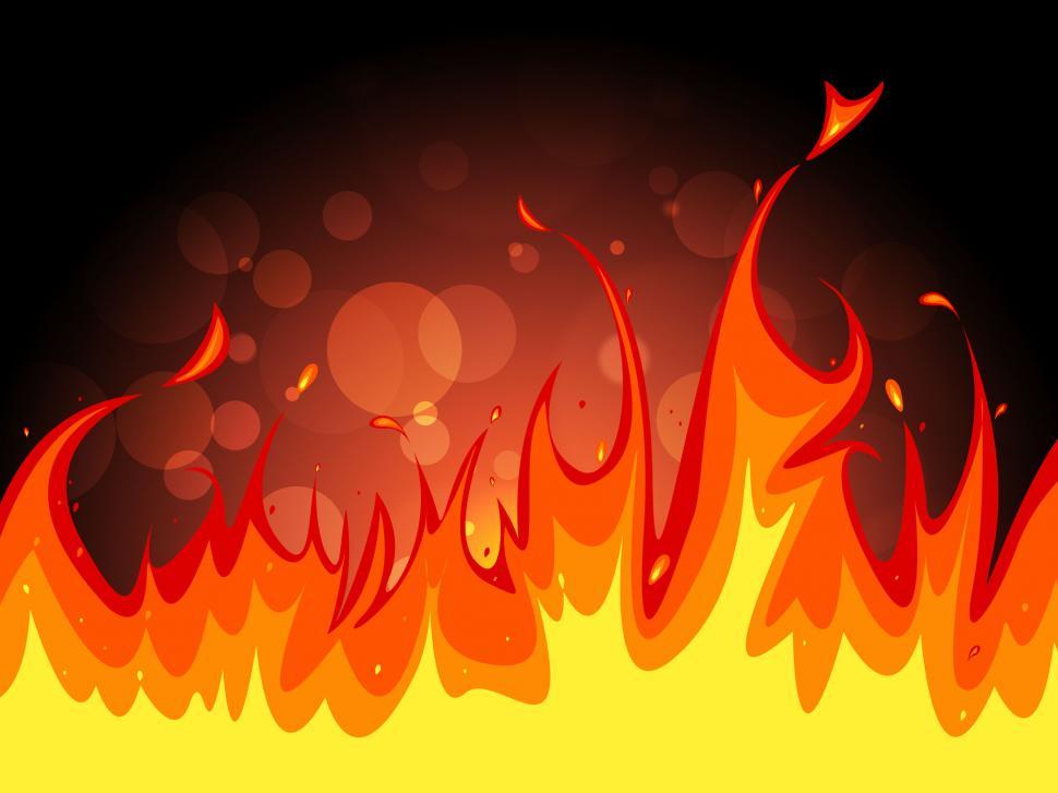 Free Image of Copyspace Fire Indicates Flame Blaze And Fiery 