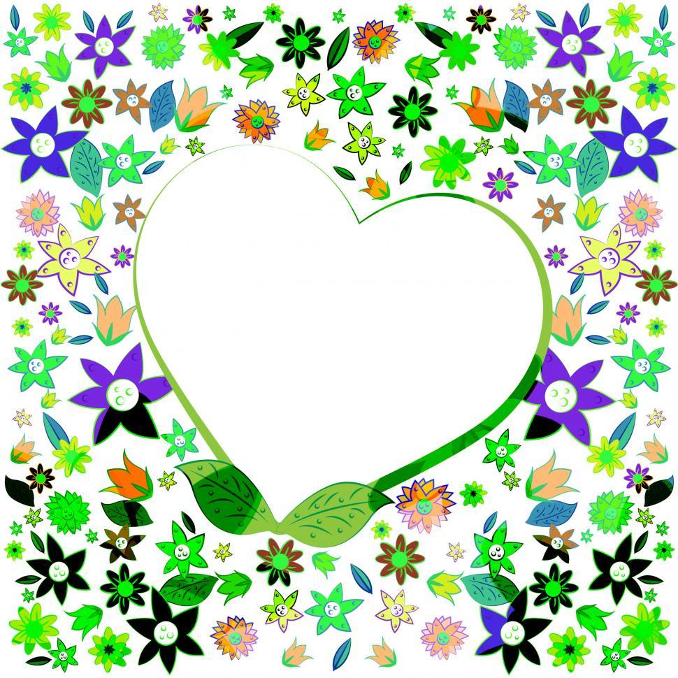 Free Image of Copyspace Heart Shows Lovers Blank And Affection 