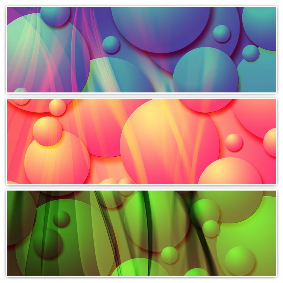 Free Image of Copyspace Spheres Represents Template Bubble And Blank 