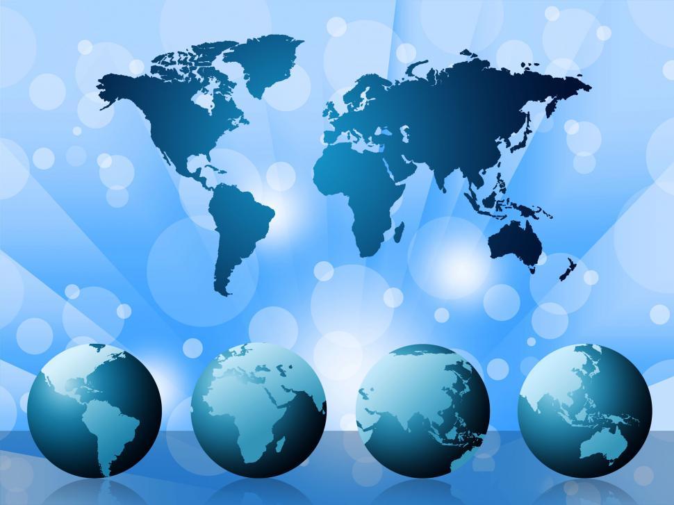 Free Image of World Map Indicates Cartography Template And Countries 