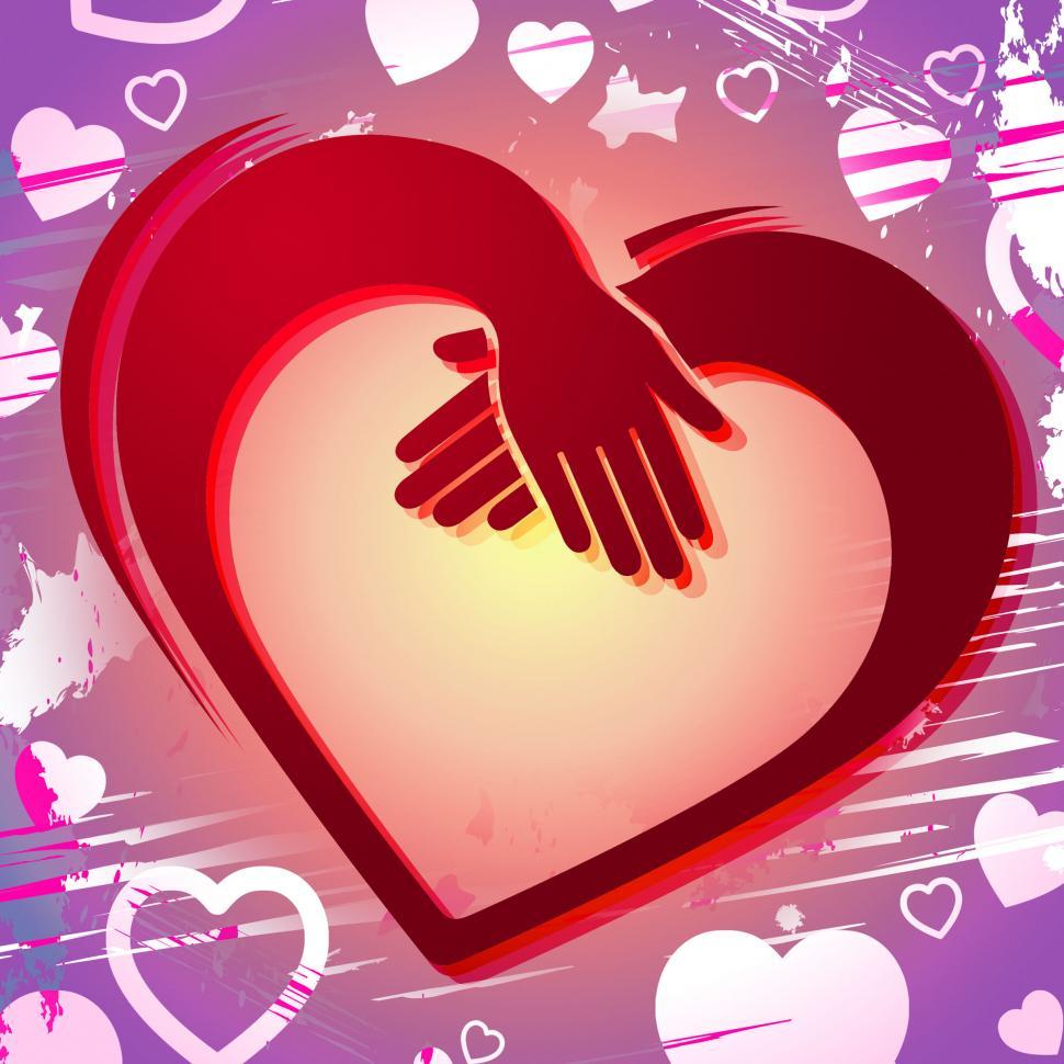Free Image of Holding Hands Shows Valentines Day And Affectionate 