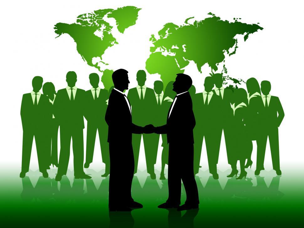 Free Image of Business People Shows Working Together And Businessmen 