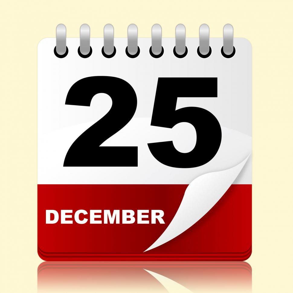 Free Image of Twenty Fifth Indicates New Year And 25 