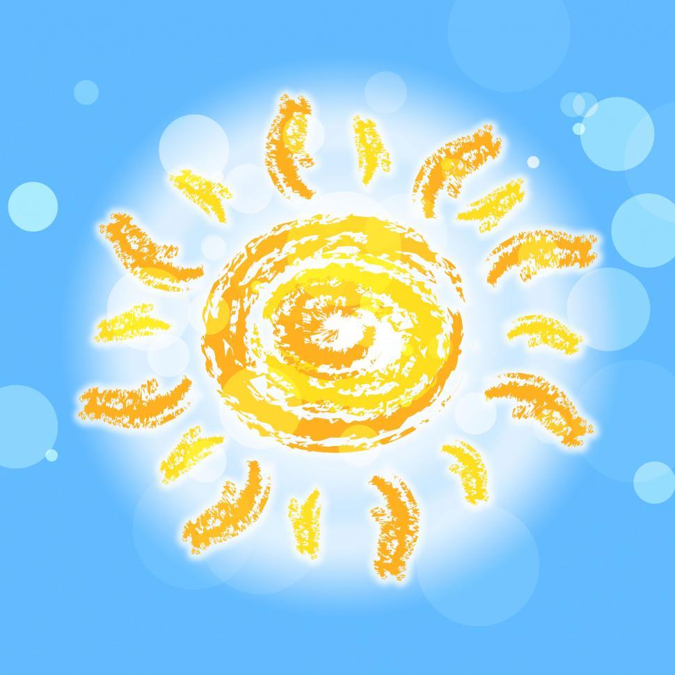 Free Image of Sun Rays Represents Summer Time And Beam 