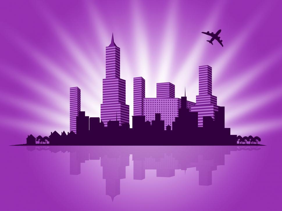Free Image of Copyspace Background Means Buildings Downtown And Abstract 