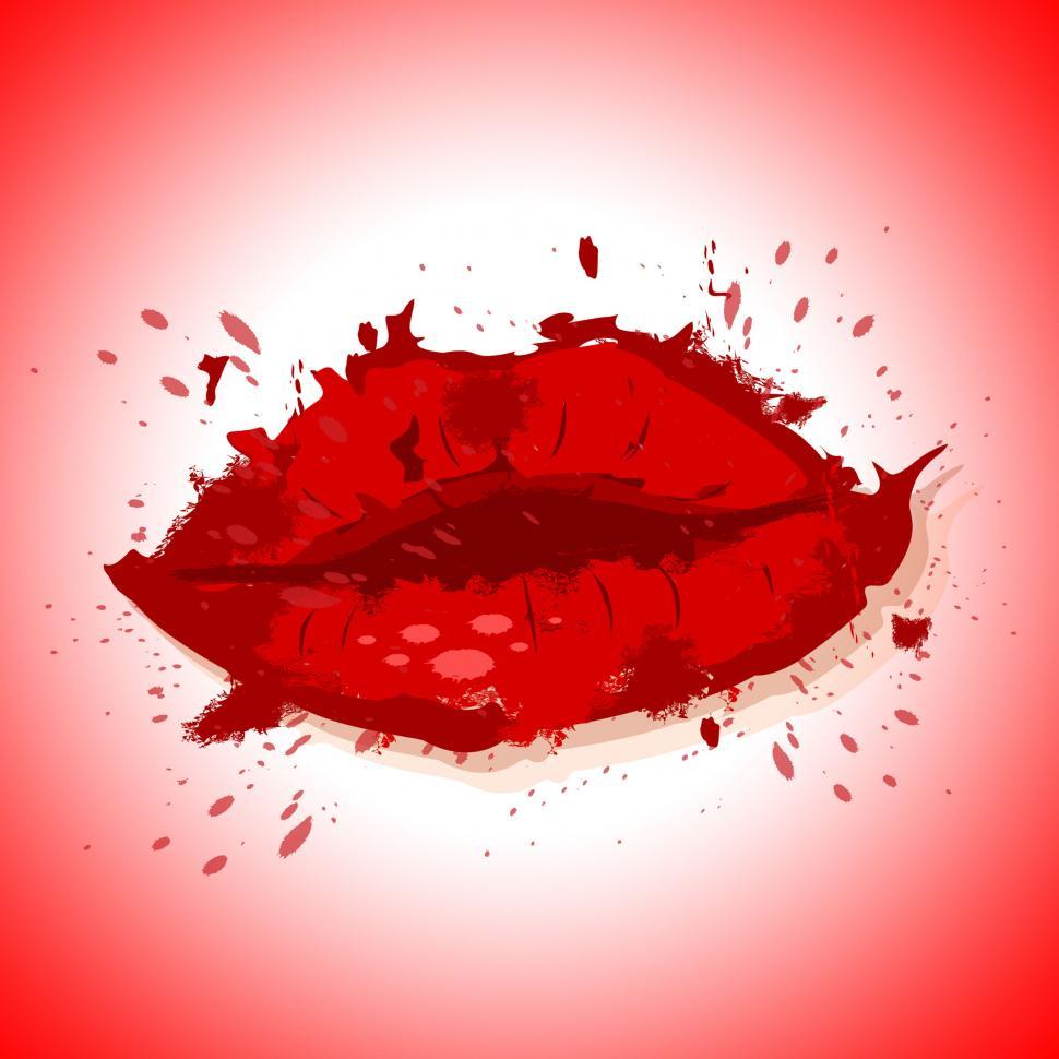 Free Image of Lips Beauty Shows Good Looking And Beautiful 