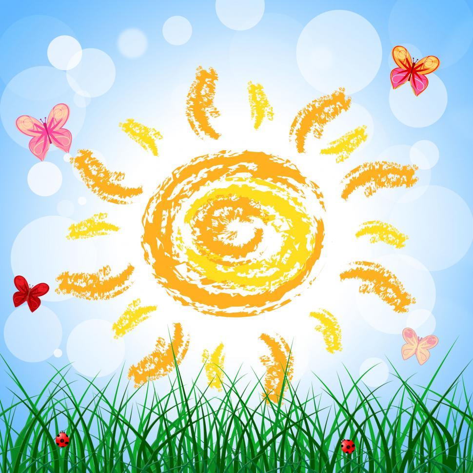 Free Image of Sun Rays Shows Light Summertime And Beam 