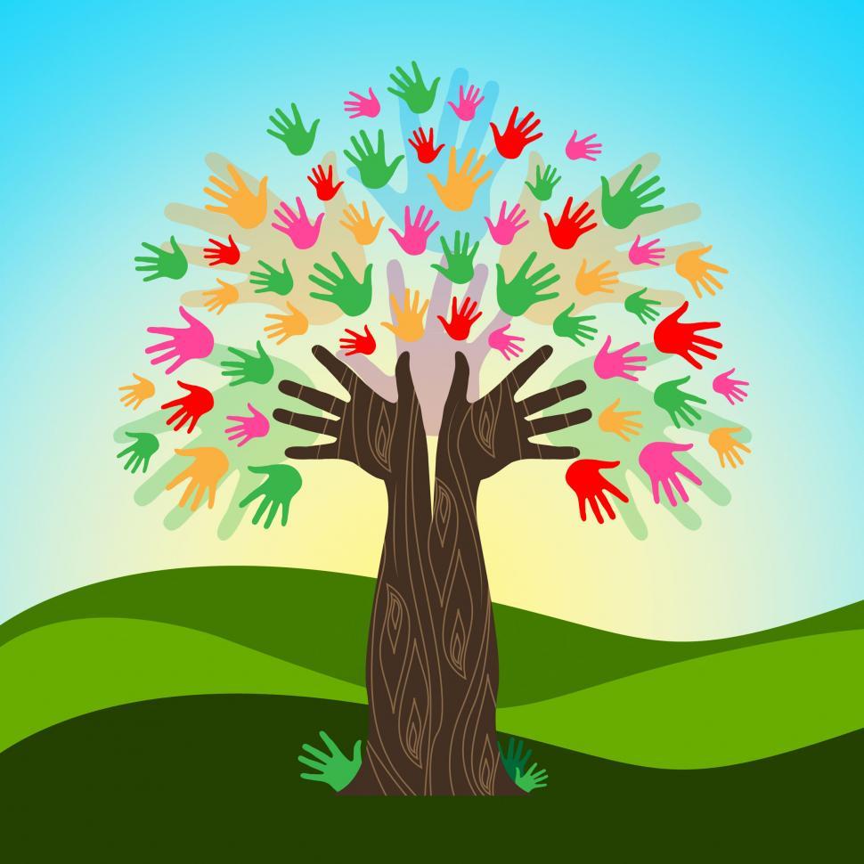 Free Image of Handprints Growth Indicates Hands Together And Arm 