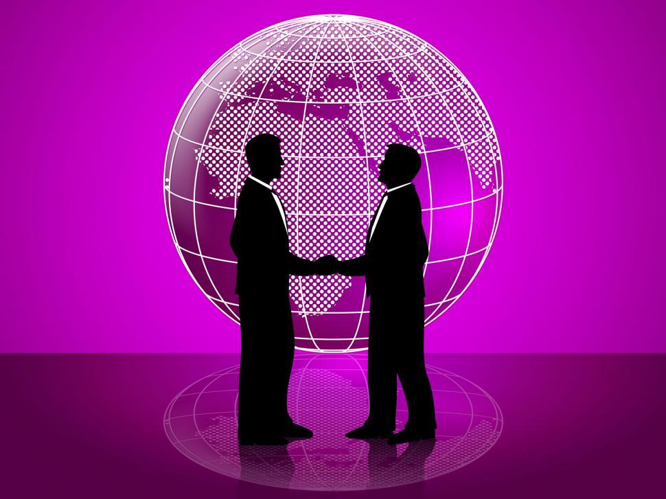 Free Image of Partnership Globe Represents Working Together And Cooperation 
