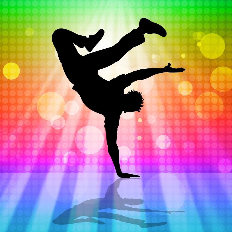 Free Image of Break Dancing Means Hip Hop And Break-Dance 