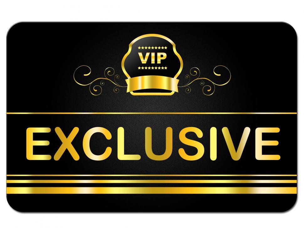 Free Image of Membership Card Means Very Important Person And Exclusive 