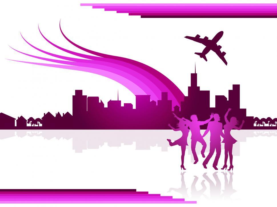 Free Image of Flights City Shows Buildings Transport And Travel 