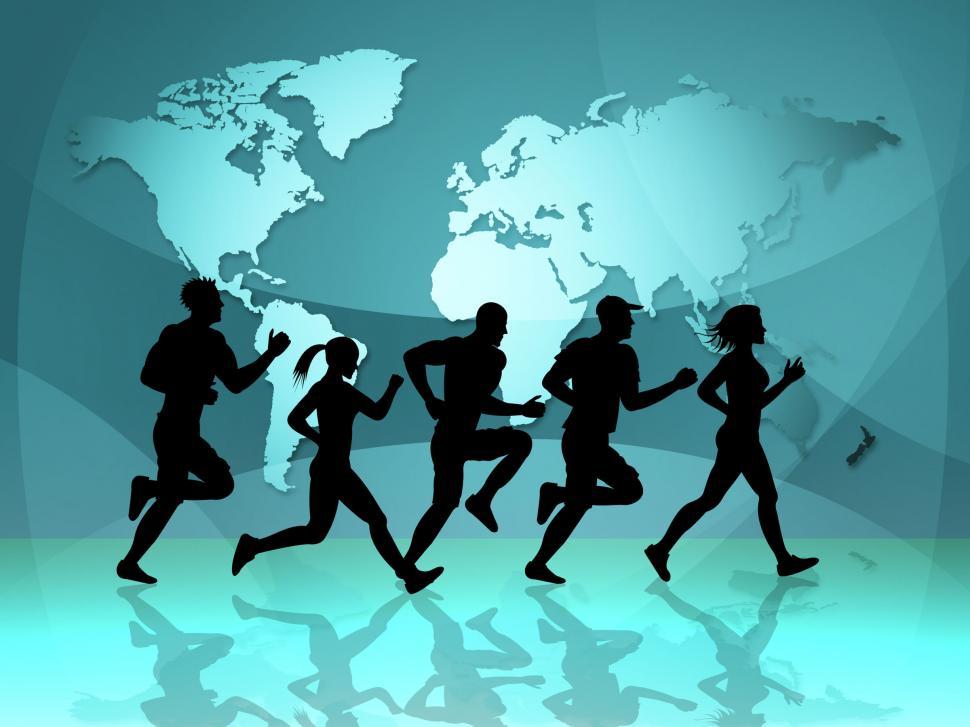 Free Image of World Map Indicates Get Fit And Cartography 