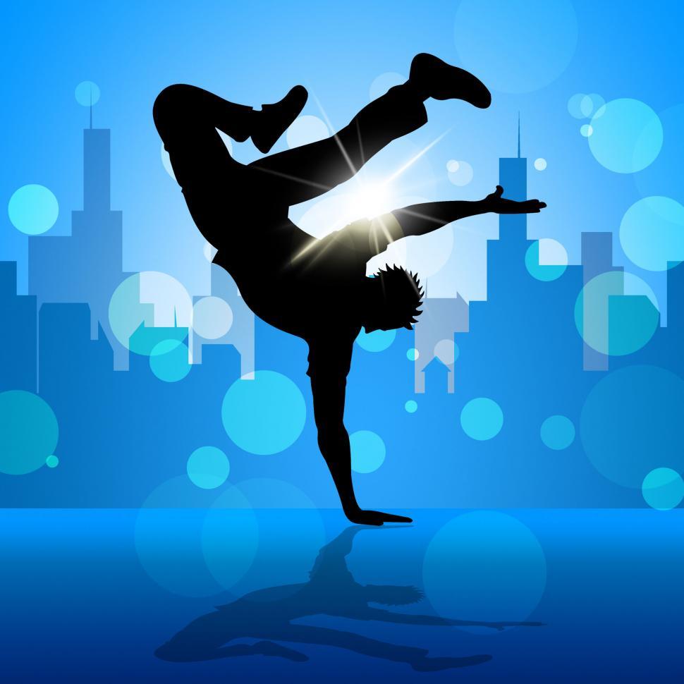 Free Image of Break Dancer Indicates Street Dancing And Breakdancing 