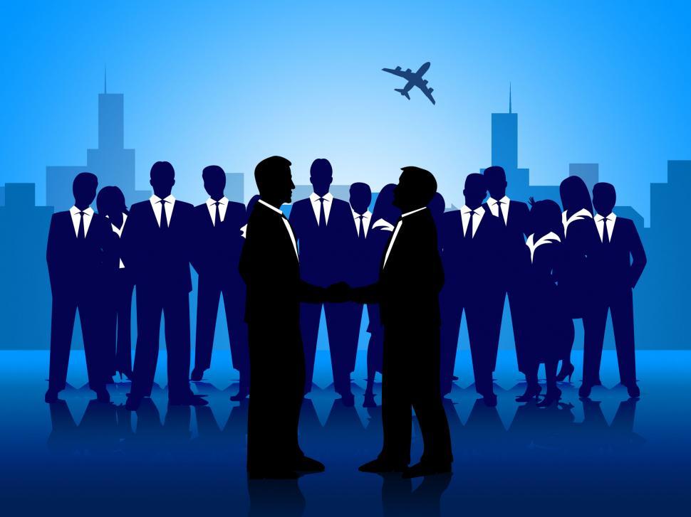 Free Image of Business People Shows Team Work And Businessman 
