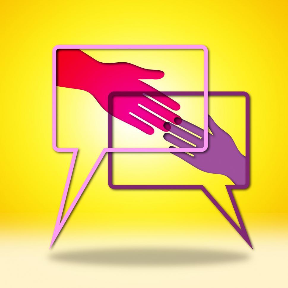 Free Image of Holding Hands Indicates All Right And O.K. 