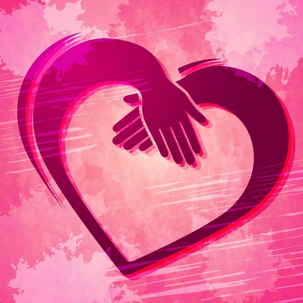 Free Image of Holding Hands Indicates Valentine Day And Friends 