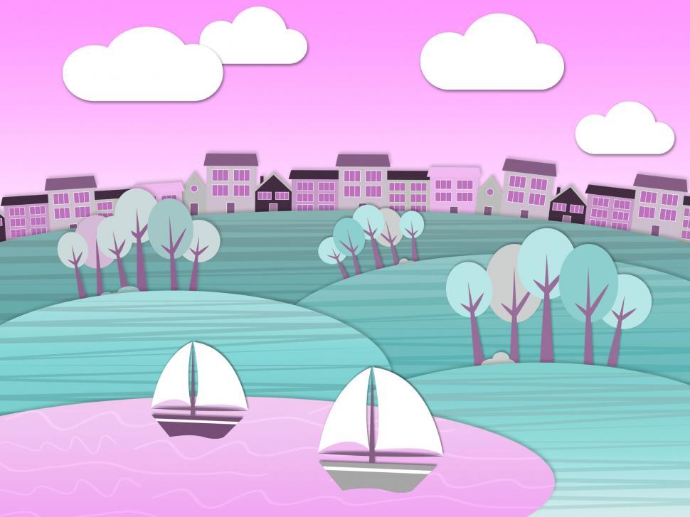 Free Image of Sailing Sea Means Country Natural And Meadow 