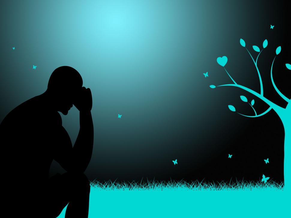 Free Image of Thinking Think Shows Lost Hope And About 