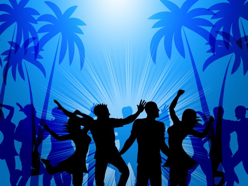 Free Image of Tropical Island Represents Disco Dancing And Atoll 
