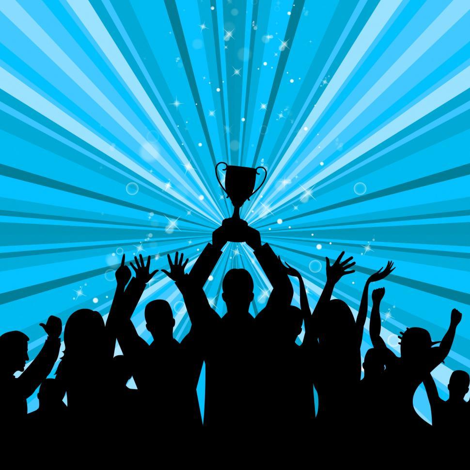 Free Image of Celebrate Trophy Represents First Place And Achievement 