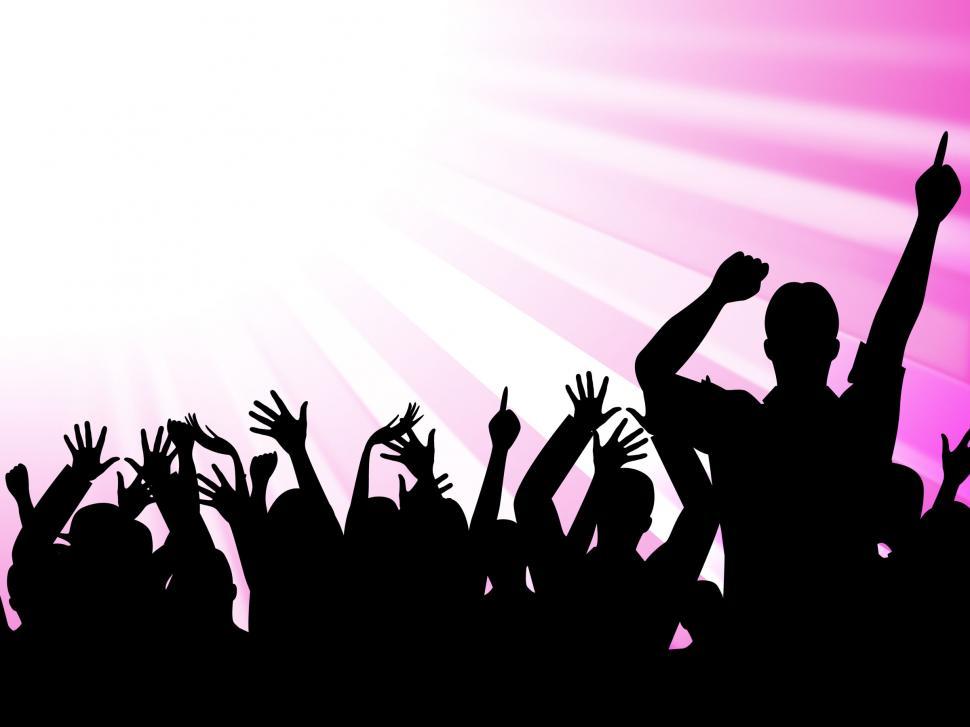 Free Image of Dancing Copyspace Shows Disco Music And Cheerful 