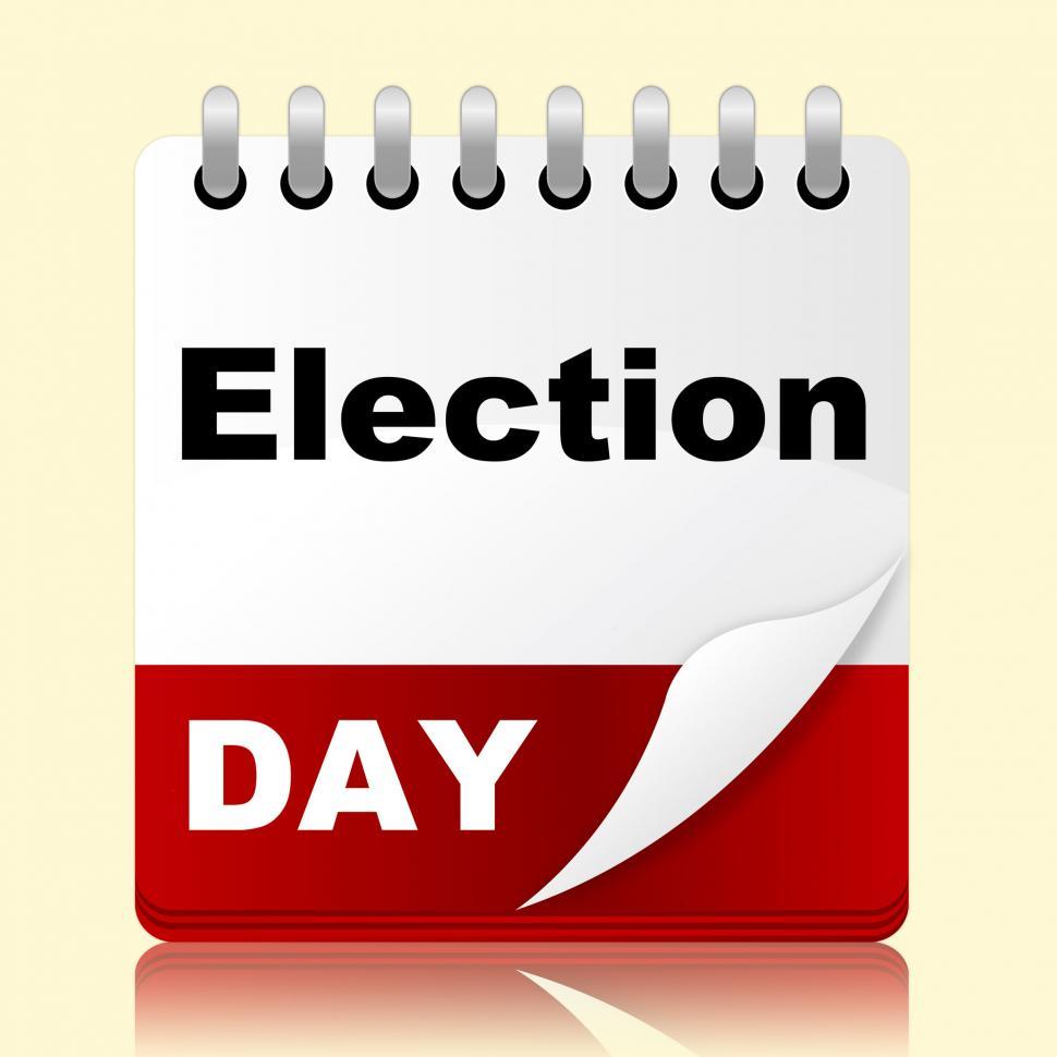 Free Image of Election Day Indicates Month Poll And Appointment 