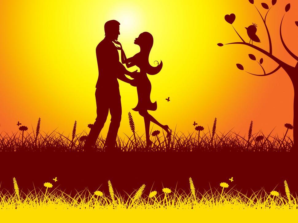 Free Image of Summer Sunset Indicates Find Love And Adoration 