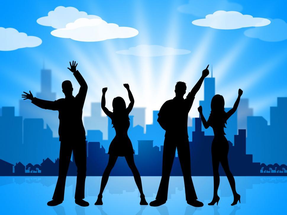 Free Image of Joy Celebrate Represents Celebration City And Metropolis 