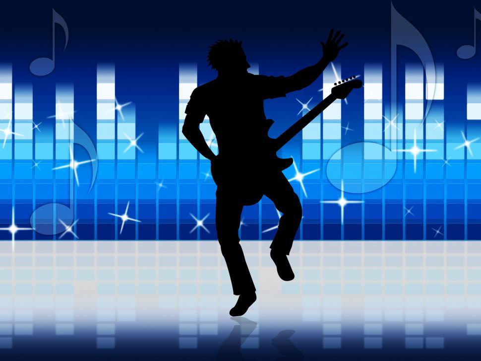 Free Image of Guitar Equaliser Indicates Sound Track And Audio 