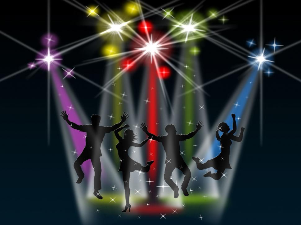 Free Image of Spotlight Joy Represents Stage Lights And Active 