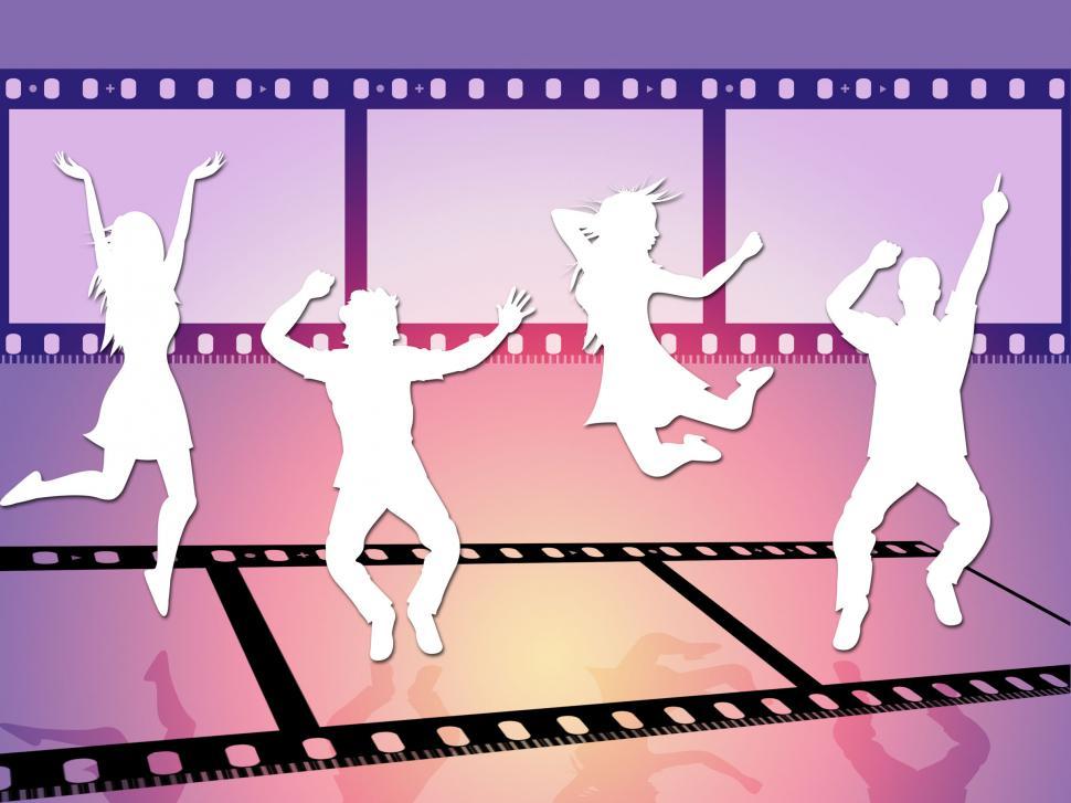 Free Image of Disco Dancing Shows Camera Film And Celluloid 