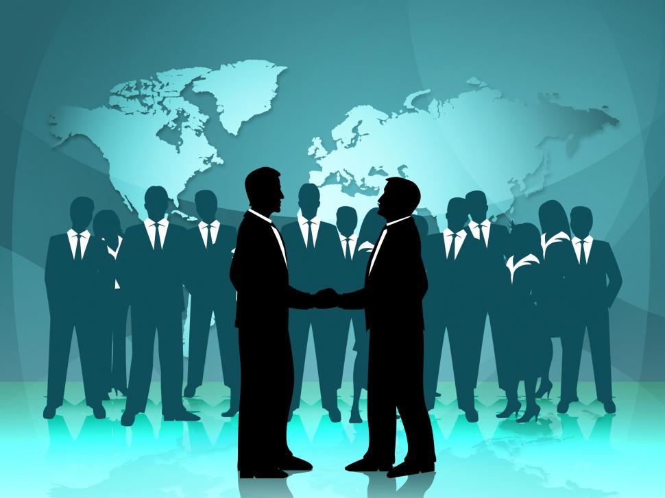 Free Image of Partnership World Means Work Together And Cooperation 