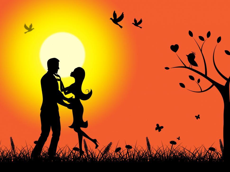 Free Image of Summer Sunset Means Find Love And Adoration 