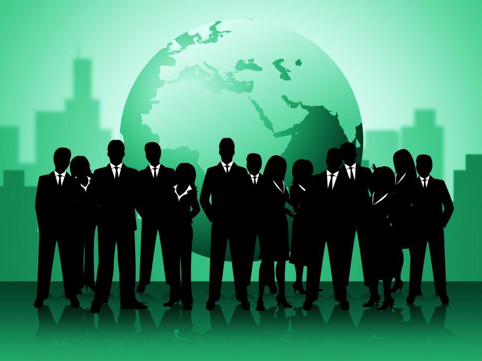 Free Image of Business People Shows Professionals Planet And Worldly 