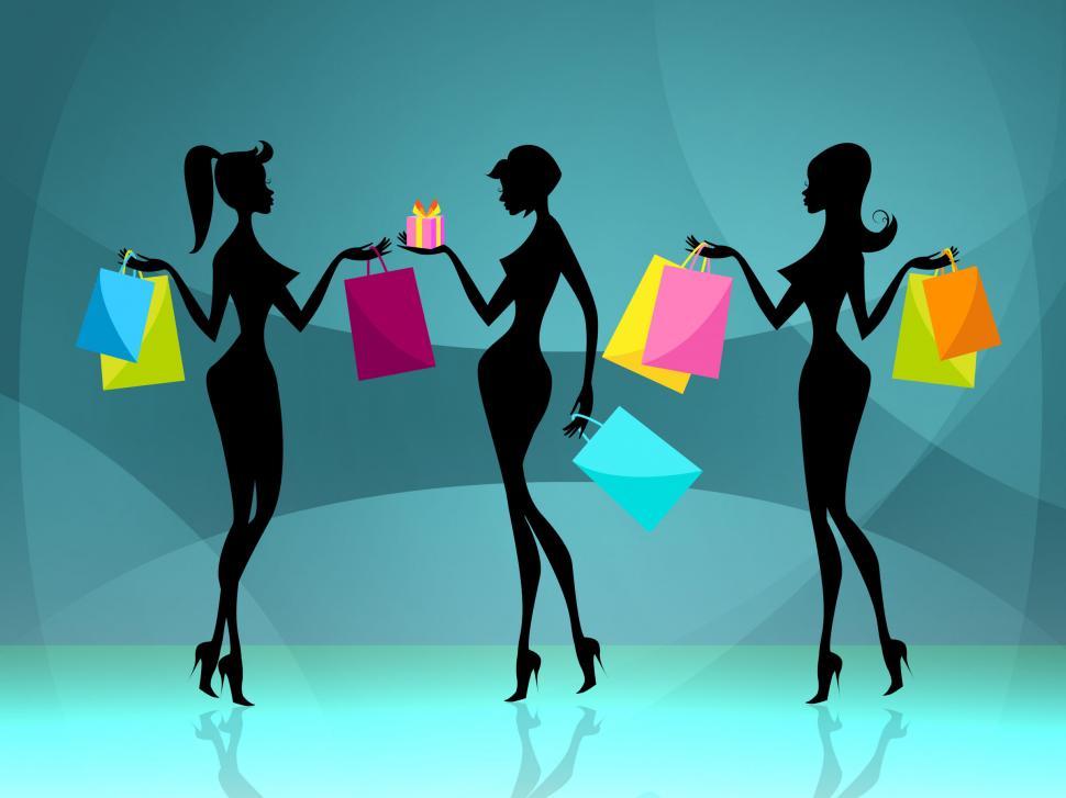 Free Image of Women Shopper Means Retail Sales And Adult 