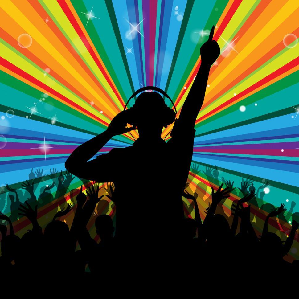 Free Image of Dj Disco Shows Entertainment Beam And Deejay 