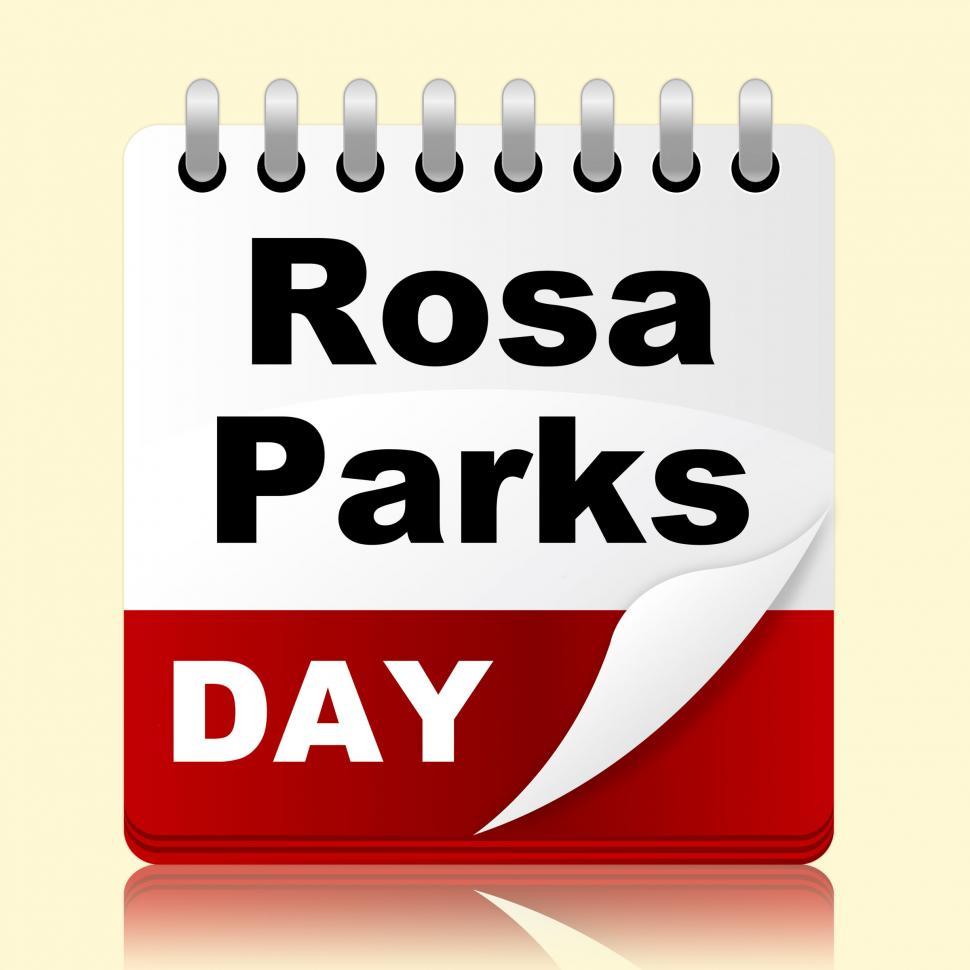 Free Image of Rosa Parks Day Means Black Heritage And America 