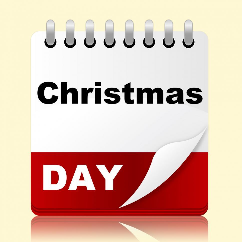 Free Image of Calendar Xmas Means New Year And Appointment 