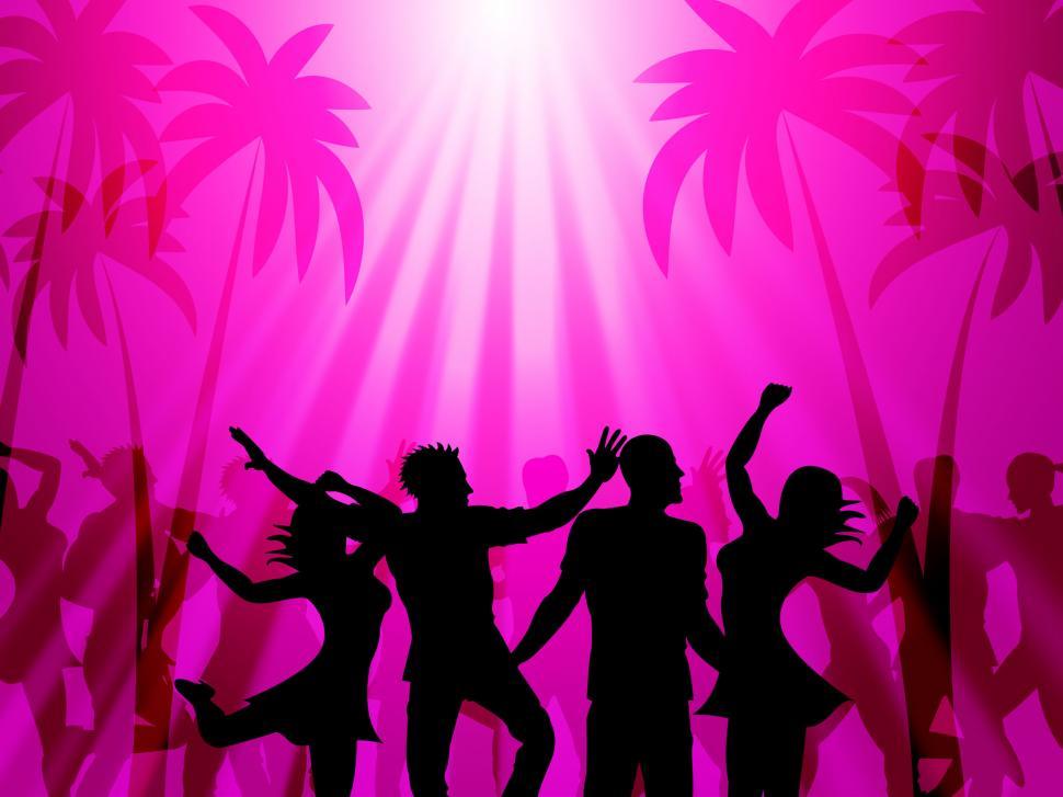 Free Image of Tropical Island Indicates Palm Tree And Celebrations 
