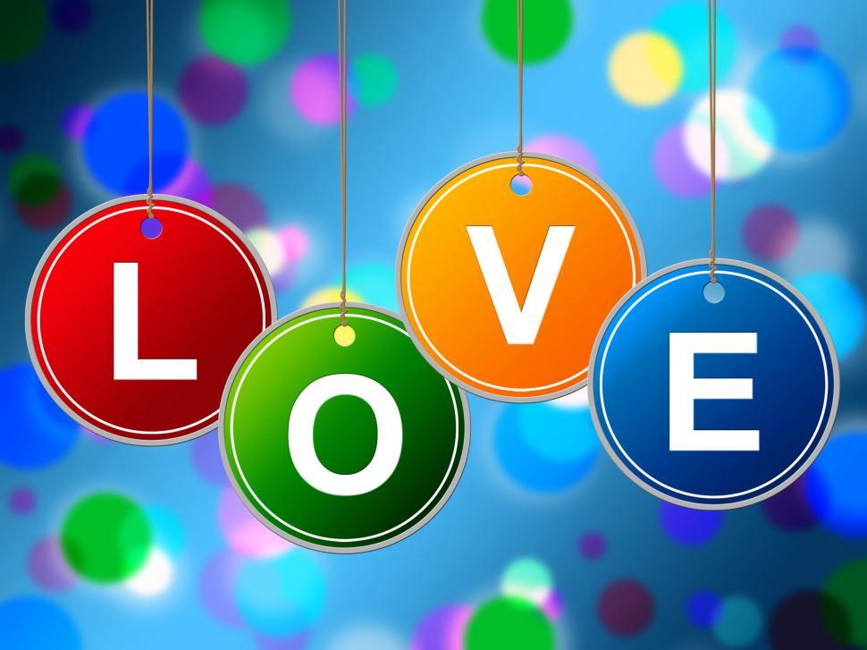 Free Image of Love Heart Represents Valentine Day And Affection 