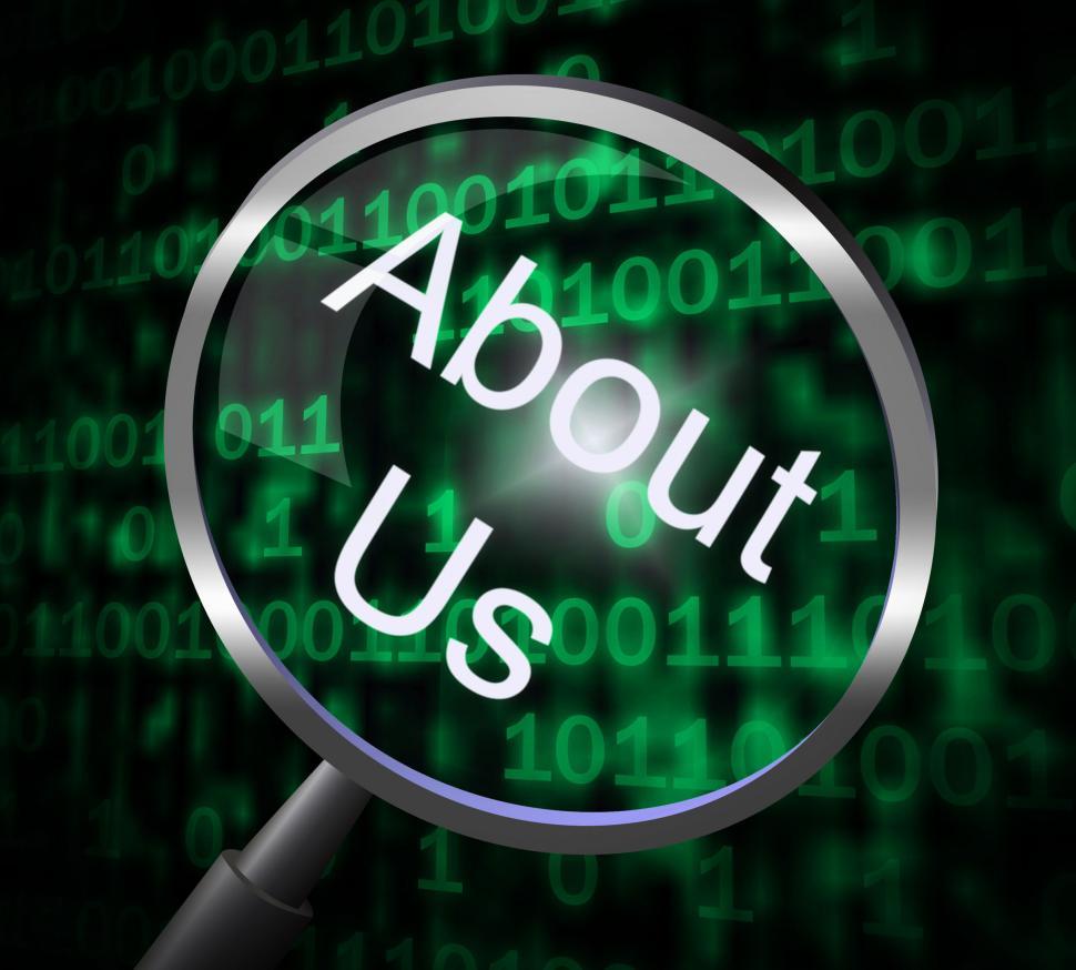 Free Image of About Us Indicates Magnify Magnification And Research 