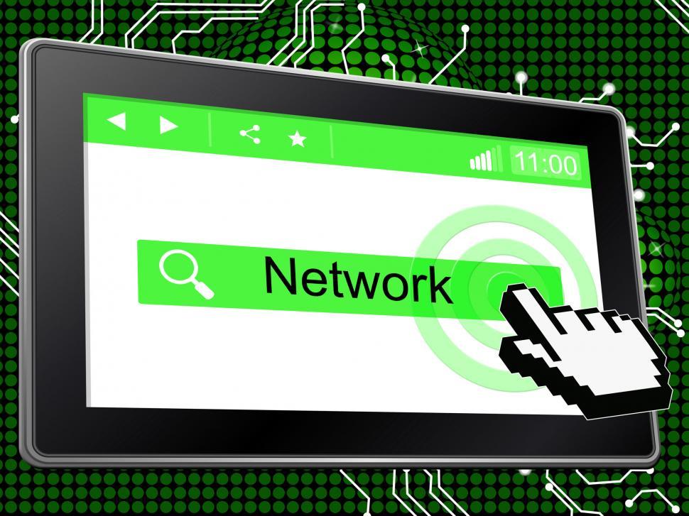 Free Image of Online Computer Shows World Wide Web And Communicate 