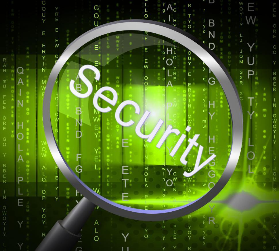 Free Image of Security Magnifier Means Encryption Password And Magnifying 